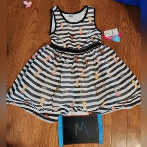 Black and White Striped Dress Barbie 60 Anniversary